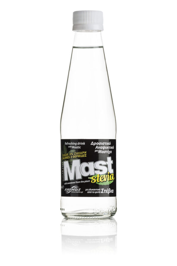 Mast refreshing soft drink with mastic & stevia Mast refreshing soft drink with mastic & stevia