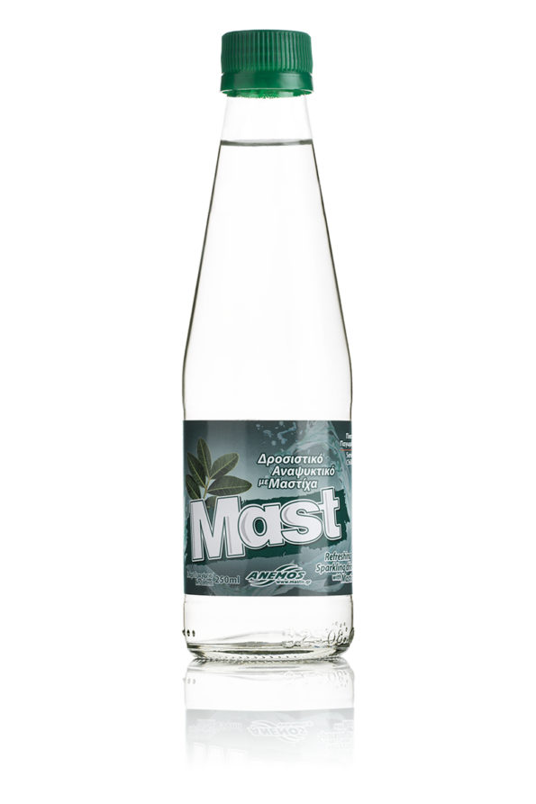 Mast soft drink with mastic glass bottle 250ml Mast soft drink with mastic glass bottle 250ml